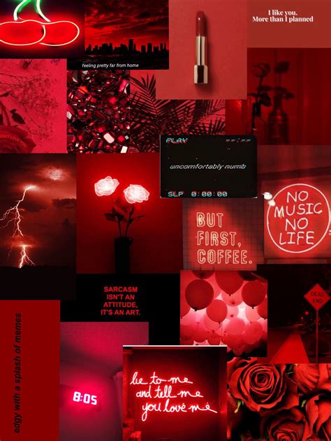 fond d'écran rouge pinterest